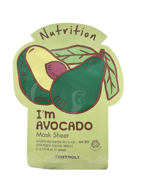 TONYMOLY I`m REAL Avocado Mask Sheet Nutrition